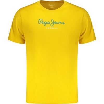Tricou galben cu mânecă scurtă pentru bărbați Pepe Jeans Other XXL male Tricou galben cu mânecă scurtă pentru bărbați Pepe Jeans Other XXL male