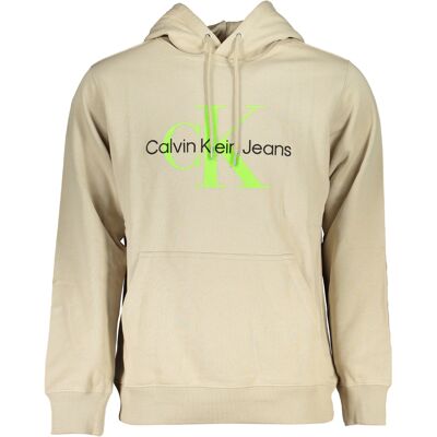 Hanorac bej pentru bărbați Calvin Klein crem XXL male Hanorac bej pentru bărbați Calvin Klein crem XXL male