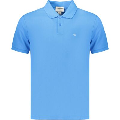Tricou polo pentru bărbați Calvin Klein albastru deschis M male Tricou polo pentru bărbați Calvin Klein albastru deschis M male