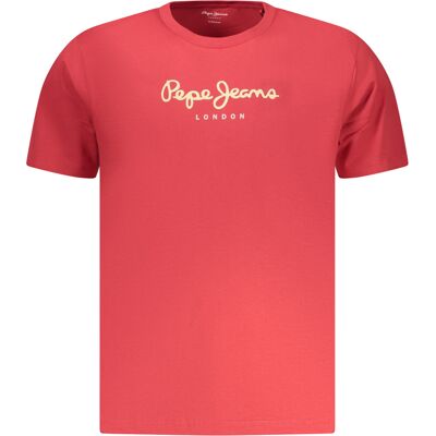 Pepe Jeans Tricou roșu cu mânecă scurtă Other L male Pepe Jeans Tricou roșu cu mânecă scurtă Other L male