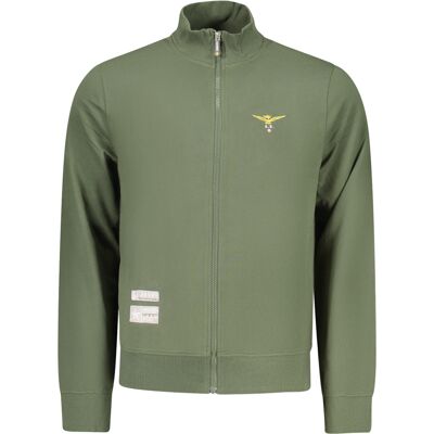 ACCADEMIA MILITARE Hanorac verde cu fermoar pentru bărbați Other 3XL male ACCADEMIA MILITARE Hanorac verde cu fermoar pentru bărbați Other 3XL male
