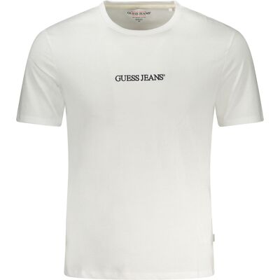 Tricou cu mânecă scurtă GUESS JEANS alb XXL male Tricou cu mânecă scurtă GUESS JEANS alb XXL male