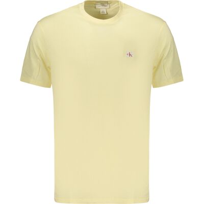 Tricou bărbătesc cu mânecă scurtă Calvin Klein, galben galben XL male Tricou bărbătesc cu mânecă scurtă Calvin Klein, galben galben XL male