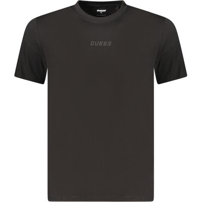 GUESS JEANS Tricou GUESS negru cu mânecă scurtă Other XXL male GUESS JEANS Tricou GUESS negru cu mânecă scurtă Other XXL male