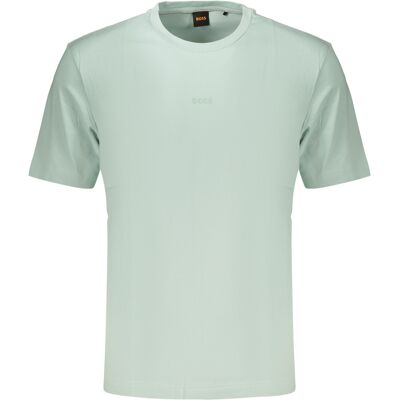 Boss Tricou verde bărbătesc cu mânecă scurtă verde deschis 3XL male Boss Tricou verde bărbătesc cu mânecă scurtă verde deschis 3XL male