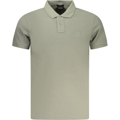 Tricou polo bărbătesc BOSS kaki S male Tricou polo bărbătesc BOSS kaki S male