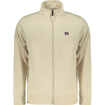 Hanorac bej cu fermoar pentru bărbați, NORWAY 1963 crem XL male Hanorac bej cu fermoar pentru bărbați, NORWAY 1963 crem XL male