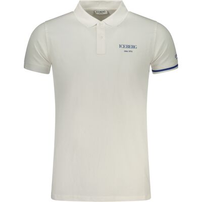 Tricou alb bărbătesc cu imprimeu Iceberg Other S male Tricou alb bărbătesc cu imprimeu Iceberg Other S male
