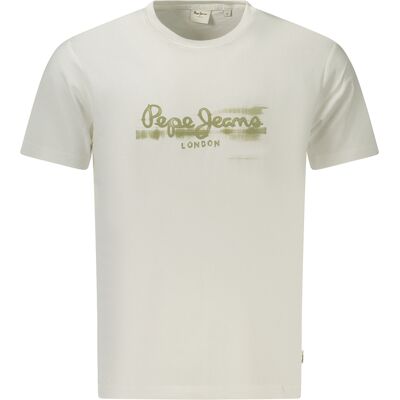 Tricou alb cu mânecă scurtă de la Pepe Jeans alb XL male Tricou alb cu mânecă scurtă de la Pepe Jeans alb XL male