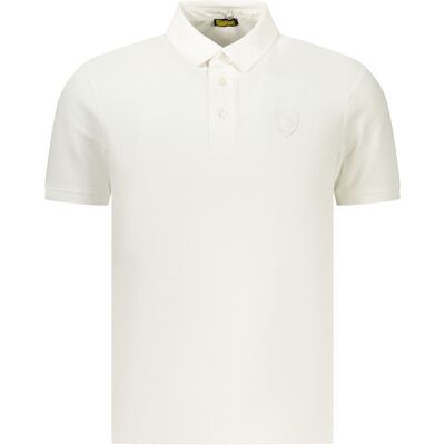 BLAUER APPAREL Tricouri polo pentru bărbați Blauer, alb alb XL male BLAUER APPAREL Tricouri polo pentru bărbați Blauer, alb alb XL male
