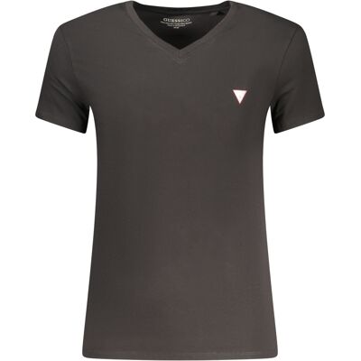 Tricou GUESS JEANS cu mânecă scurtă pentru bărbați negru L male Tricou GUESS JEANS cu mânecă scurtă pentru bărbați negru L male
