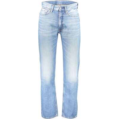 Blugi denim pentru bărbați CALVIN KLEIN albaștri albastru deschis 34L32 male Blugi denim pentru bărbați CALVIN KLEIN albaștri albastru deschis 34L32 male