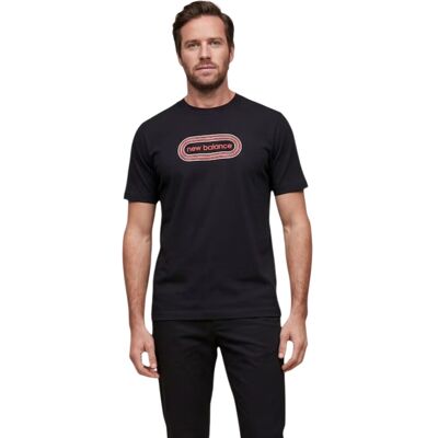 Tricou New Balance pentru bărbați negru XXL male Tricou New Balance pentru bărbați negru XXL male