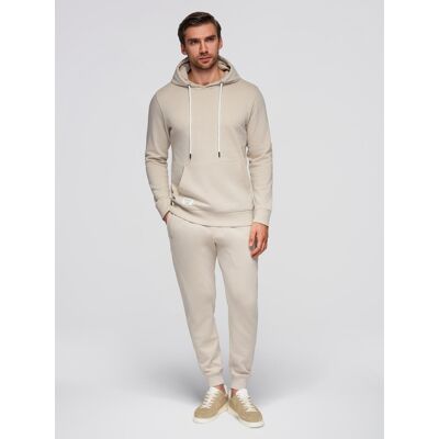 Trening bărbătesc Ombre crem XXL male Trening bărbătesc Ombre crem XXL male