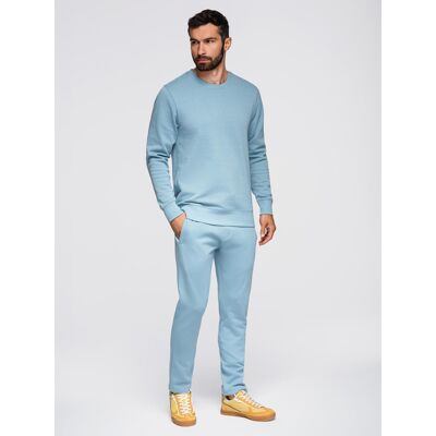Set hanorac și pantaloni de trening Ombre pentru bărbați albastru deschis XXL male Set hanorac și pantaloni de trening Ombre pentru bărbați albastru deschis XXL male