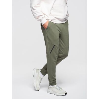 Pantaloni de trening Ombre pentru bărbați - bej deschis alb M male Pantaloni de trening Ombre pentru bărbați - bej deschis alb M male