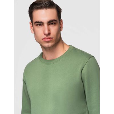 Hanorac bărbătesc Ombre BASIC cu guler rotund verde XXL male Hanorac bărbătesc Ombre BASIC cu guler rotund verde XXL male