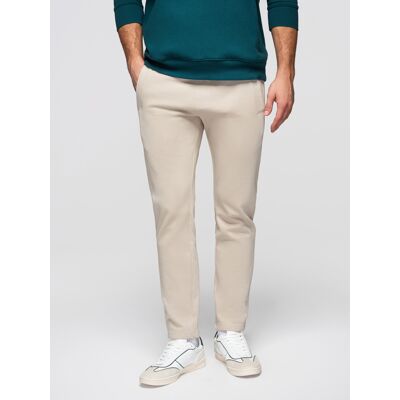 Pantaloni de trening bărbătești Ombre BASIC în bej deschis crem XXL male Pantaloni de trening bărbătești Ombre BASIC în bej deschis crem XXL male