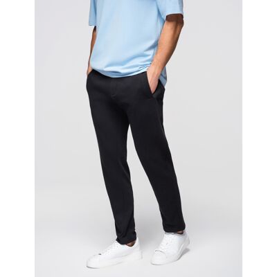 Pantaloni de trening Ombre BASIC cu tiv fără cusături - negri negru L male Pantaloni de trening Ombre BASIC cu tiv fără cusături - negri negru L male