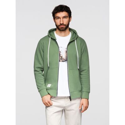 Ombre Hanorac cu fermoar pentru bărbați - verde verde XL male Ombre Hanorac cu fermoar pentru bărbați - verde verde XL male