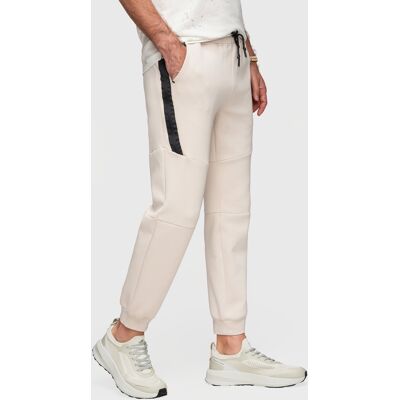 Pantaloni de trening bărbătești Ombre cu manșete striate negru S male Pantaloni de trening bărbătești Ombre cu manșete striate negru S male