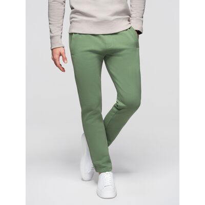 Pantaloni de trening din bumbac pentru bărbați Ombre BASIC - verzi alb L male Pantaloni de trening din bumbac pentru bărbați Ombre BASIC - verzi alb L male