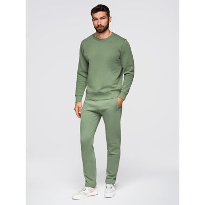 Set bărbătesc Ombre: hanorac și pantaloni de trening verde XXL male Set bărbătesc Ombre: hanorac și pantaloni de trening verde XXL male