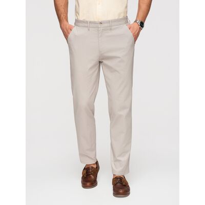Pantaloni chino bărbătești Ombre alb M male Pantaloni chino bărbătești Ombre alb M male