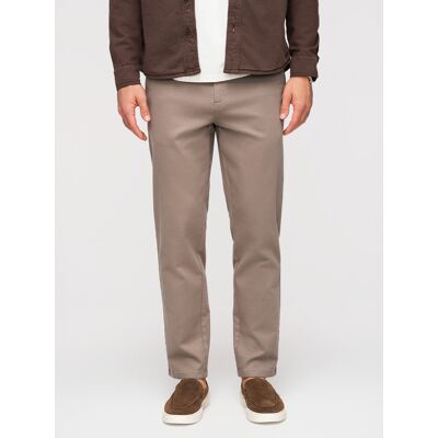 Pantaloni chino slim fit pentru bărbați, Ombre - gri alb XL male Pantaloni chino slim fit pentru bărbați, Ombre - gri alb XL male