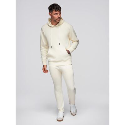 Set hanorac și pantaloni bărbătești Ombre crem XL male Set hanorac și pantaloni bărbătești Ombre crem XL male