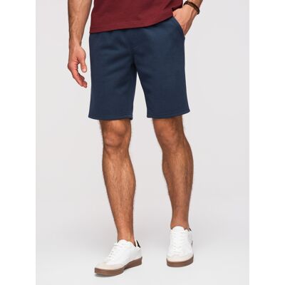 Ombre Pantaloni scurți structurați REGULAR FIT pentru bărbați albastru XL male Ombre Pantaloni scurți structurați REGULAR FIT pentru bărbați albastru XL male