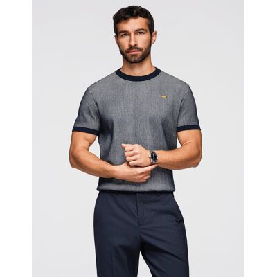 Tricou bărbătesc din bumbac Ombre - albastru albastru L male Tricou bărbătesc din bumbac Ombre - albastru albastru L male