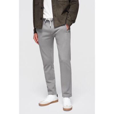 Pantaloni de trening BASIC pentru bărbați Ombre cu structură netedă - gri alb L male Pantaloni de trening BASIC pentru bărbați Ombre cu structură netedă - gri alb L male