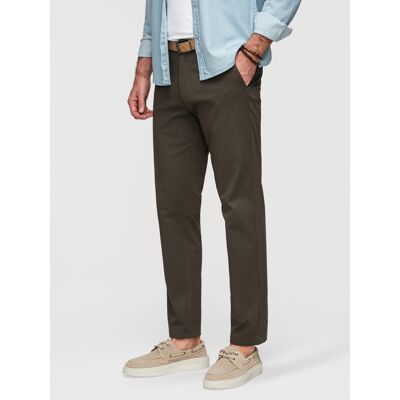 Pantaloni chino Ombre, croială normală albastru deschis M male Pantaloni chino Ombre, croială normală albastru deschis M male