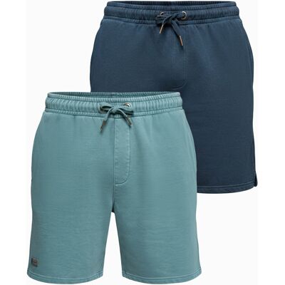 Pantaloni scurți de trening pentru bărbați, cu model ombre albastru XXL male Pantaloni scurți de trening pentru bărbați, cu model ombre albastru XXL male