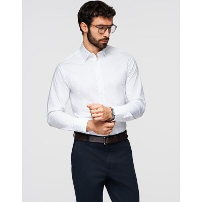 Cămașă bărbătească Ombre REGULAR FIT cu buzunar - gri albastru L male Cămașă bărbătească Ombre REGULAR FIT cu buzunar - gri albastru L male