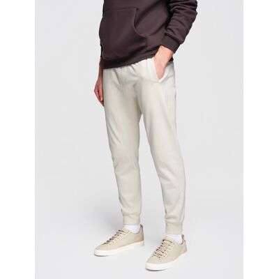 Pantaloni de trening BASIC pentru bărbați, model Ombre - crem maro M male Pantaloni de trening BASIC pentru bărbați, model Ombre - crem maro M male