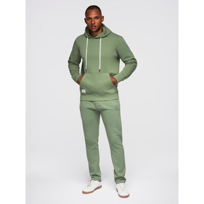 Set hanorac și pantaloni de trening pentru bărbați Ombre verde M male Set hanorac și pantaloni de trening pentru bărbați Ombre verde M male