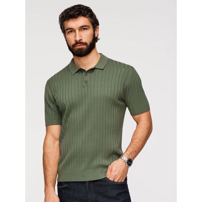 Ombre Tricou polo slim fit pentru bărbați verde XXL male Ombre Tricou polo slim fit pentru bărbați verde XXL male