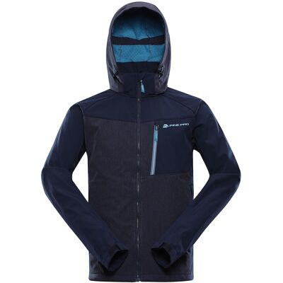 Jachetă softshell pentru bărbați ALPINE PRO LANC negru XS male Jachetă softshell pentru bărbați ALPINE PRO LANC negru XS male
