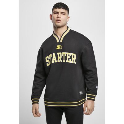 Starter Black Label Hanorac retro cu logo-ul echipei de start pentru bărbați negru M male Starter Black Label Hanorac retro cu logo-ul echipei de start pentru bărbați negru M male