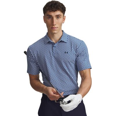 Tricou polo pentru bărbați Under Armour albastru S male Tricou polo pentru bărbați Under Armour albastru S male