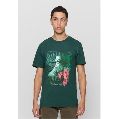 Mister Tee Green T-shirt Summer Time Tee kaki XS male Mister Tee Green T-shirt Summer Time Tee kaki XS male