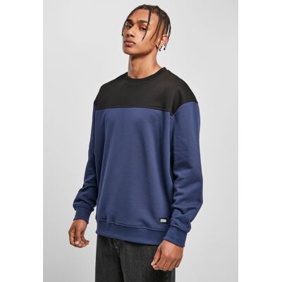Urban Classics Hanorac bărbătesc Top block Crewneck negru L male Urban Classics Hanorac bărbătesc Top block Crewneck negru L male