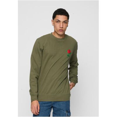 MISTER TEE Hanorac Crewneck Olive albastru L male MISTER TEE Hanorac Crewneck Olive albastru L male