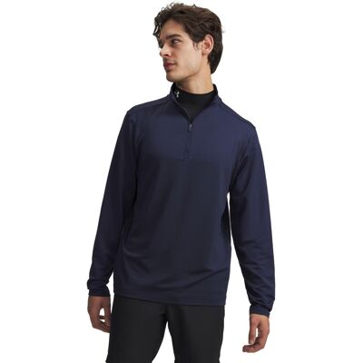 Hanorac cu fermoar 1/2 pentru bărbați Under Armour negru L male Hanorac cu fermoar 1/2 pentru bărbați Under Armour negru L male