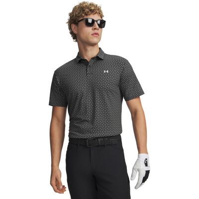 Tricouri polo pentru bărbați Under Armour negru M male Tricouri polo pentru bărbați Under Armour negru M male