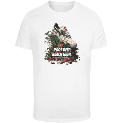 Mister Tee Men's T-shirt Root Deep white alb XS male Mister Tee Men's T-shirt Root Deep white alb XS male