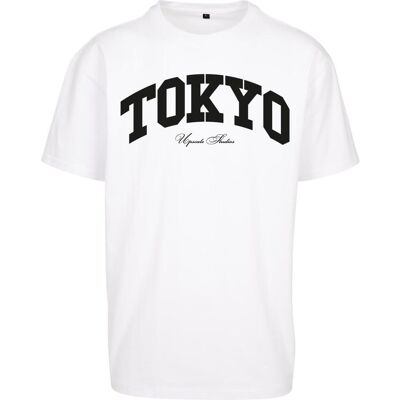 Mister Tee Tricou Tokyo College supradimensionat, alb alb XS male Mister Tee Tricou Tokyo College supradimensionat, alb alb XS male