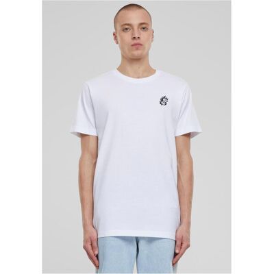 Mister Tee Men's T-shirt Dice Fire EMB white alb XL male Mister Tee Men's T-shirt Dice Fire EMB white alb XL male